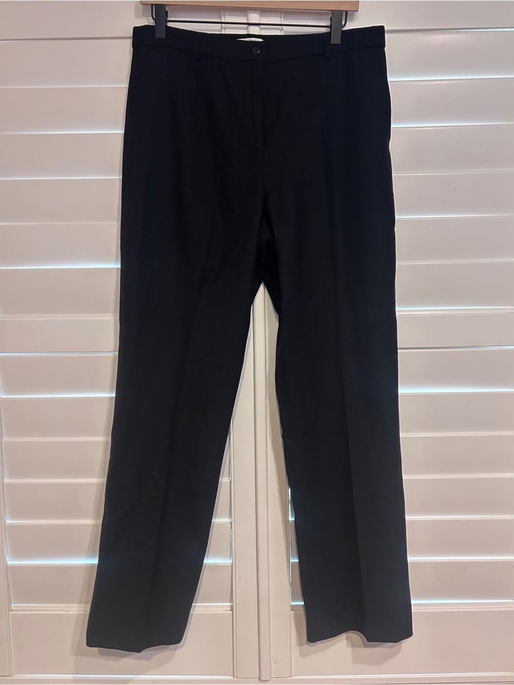 Pendleton Classic Straight Leg Wool Trouser Black Size 10